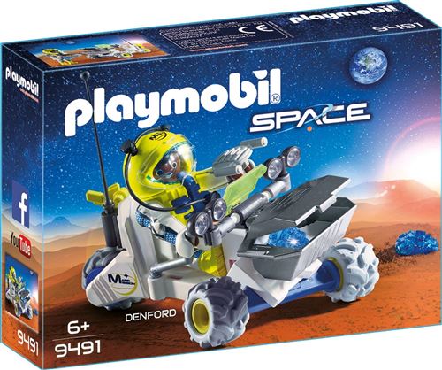 Playmobil Space 9491 Spationaute avec véhicule d'exploration spatiale État correct - Playmobil reconditionné disponible sur Fnac
