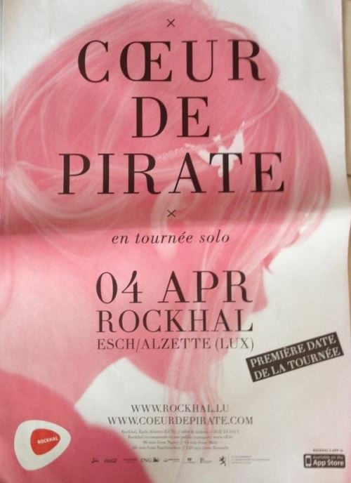 Cœur De Pirate - 70x100 cm - AFFICHE / POSTER État correct - N/A reconditionné disponible sur Fnac