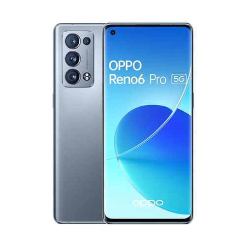 Smartphone Oppo Reno 6 Pro 6,55"" 5G 256 Go Double SIM Gris État correct - Oppo reconditionné disponible sur Fnac