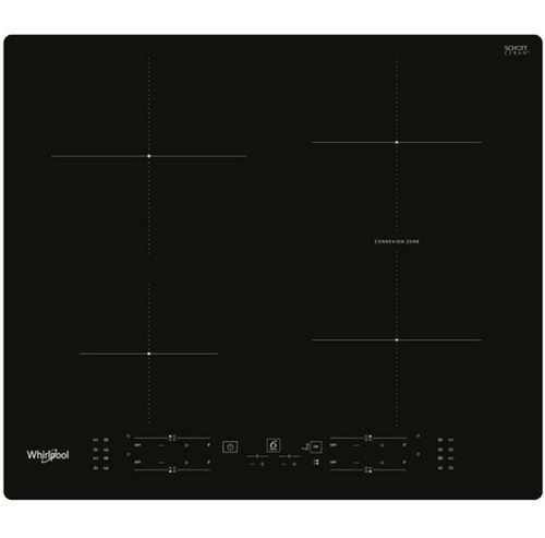 Whirlpool Filo WB B8360 NE - Table de cuisson à induction - 4 plaques de cuisson - Niche - largeur : 56 cm - profondeur : 48 cm - noir État correct - Whirlpool reconditionné disponible sur Fnac