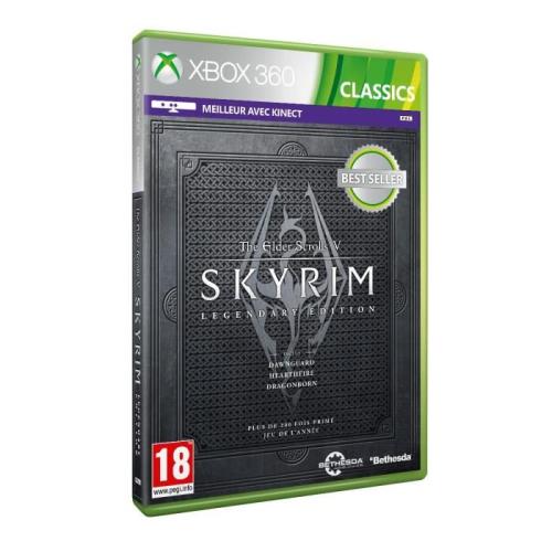 Acheter Skyrim Legendary Classics Xbox 360 - 16,39 € Skyrim Legendary Classics Xbox 360 - Bethesda Softworks reconditionné disponible sur Fnac