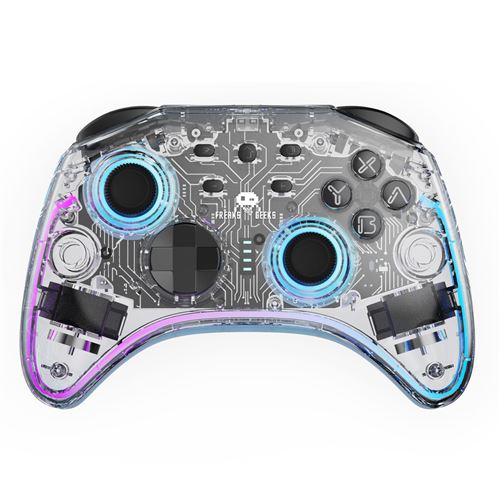 Manette sans fil Freaks And Geeks pour Nintendo Switch Nintendo Switch OLED et PC Transparent État correct - N/A reconditionné disponible sur Fnac