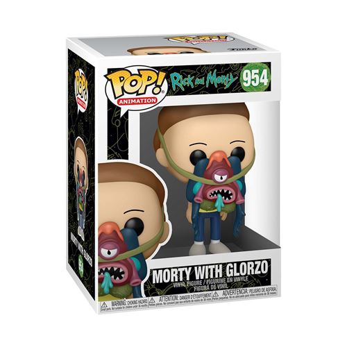 Figurine Funko Pop Animation Rick and Morty Morty with Glorzo État correct - Funko reconditionné disponible sur Fnac