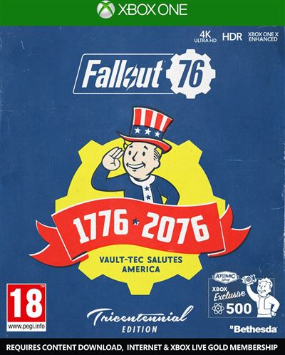 FALLOUT 76 TRICENTENNIAL EDITION FR/NL XONE État correct - N/A reconditionné disponible sur Fnac