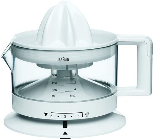 Acheter Presse Agrumes Braun CJ3000 TributeCollection Electrique Rotation Multidirectionnelle 350 ml 20W Blanc État correct - 105,70 € Presse Agrumes Braun CJ3000 TributeCollection Electrique Rotation Multidirectionnelle 350 ml 20W Blanc État correct - N/A reconditionné disponible sur Fnac