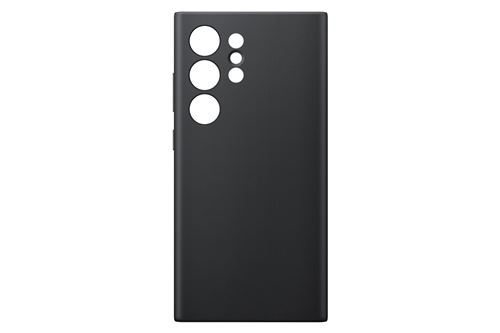 Coque en cuir vegan Designed for Samsung Galaxy S24 Ultra Noir