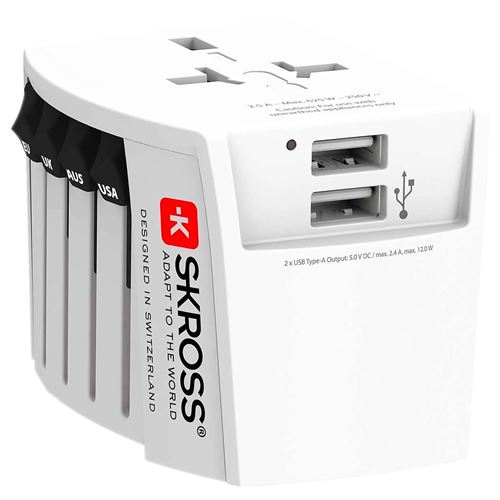 Chargeur secteur Skross MUV USB Blanc État correct - N/A reconditionné disponible sur Fnac