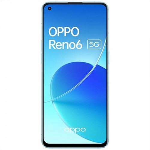 Smartphone Oppo Reno6 5G 8GB 128GB 6.43 pouces Bleu État correct - N/A reconditionné disponible sur Fnac