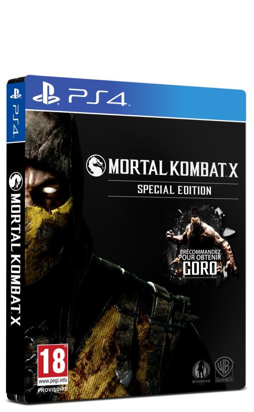 Mortal Kombat X Special Edition PS4 État correct - Warner Bros. Entertainment France reconditionné disponible sur Fnac
