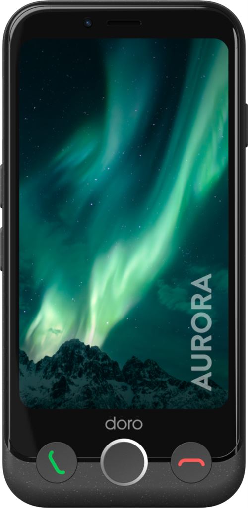 Smartphone Doro Aurora A10 4.5"" Double nano SIM 64 Go Graphite État correct - Doro reconditionné disponible sur Fnac