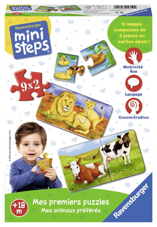 Mes premiers puzzles Mes animaux préférés Ravensburger État correct - Ravensburger reconditionné disponible sur Fnac