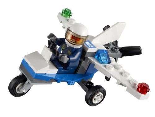Avion de police LEGO City Mini Figure 30018 (en sac) État correct - Lego reconditionné disponible sur Fnac