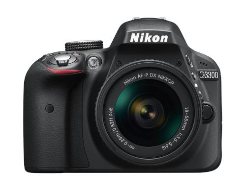 Reflex Nikon D3300 Noir + Objectif AF-P 18-55 VR État correct - Nikon reconditionné disponible sur Fnac