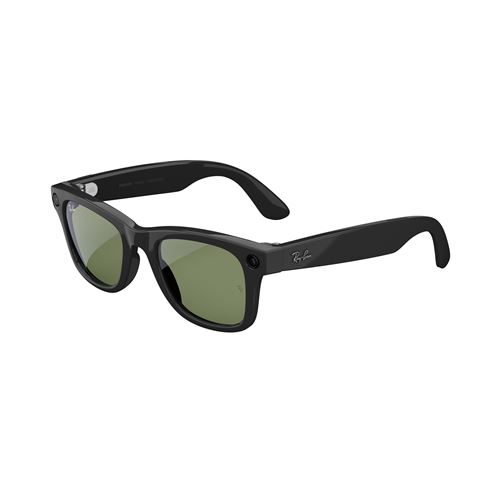 Lunettes connectées IA Meta Ray-Ban Wayfarer (Gen 2) Noir brillant État correct - Meta reconditionné disponible sur Fnac