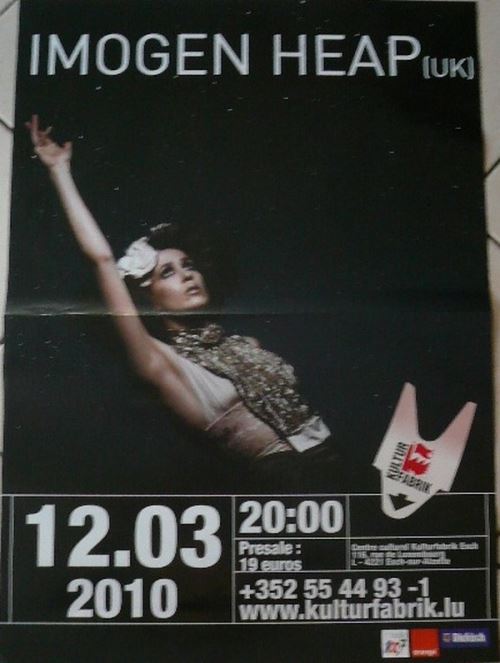 Imogen Heap - 60x80 cm - AFFICHE / POSTER État correct - N/A reconditionné disponible sur Fnac
