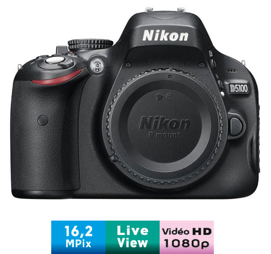 Nikon D5100 Nu État correct - Nikon reconditionné disponible sur Fnac