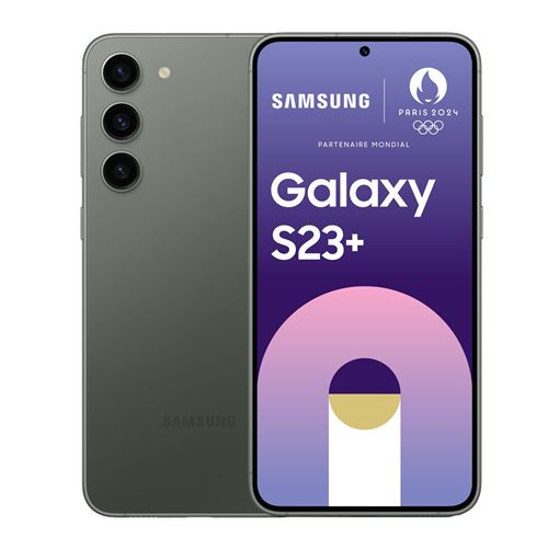Smartphone Samsung Galaxy S23+ 6.6"" Nano SIM 5G 8 Go RAM 512 Go Vert État correct - Samsung reconditionné disponible sur Fnac