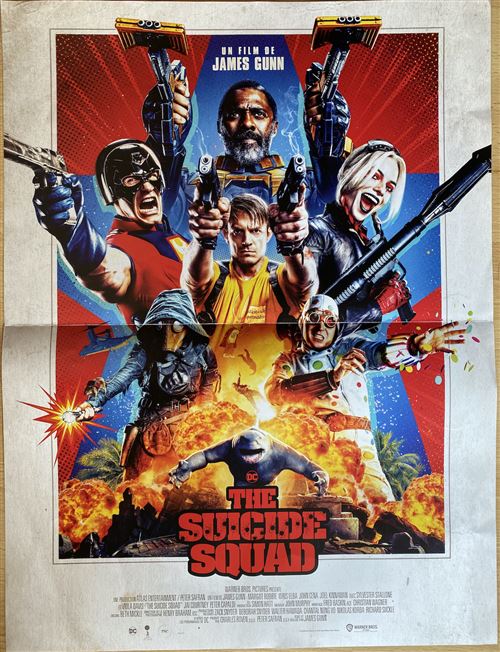 The Suicide Squad - 2021 - Margot Robbie, Viola Davis - 40x60cm - Affiche de cinéma originale pliée État correct - N/A reconditionné disponible sur Fnac