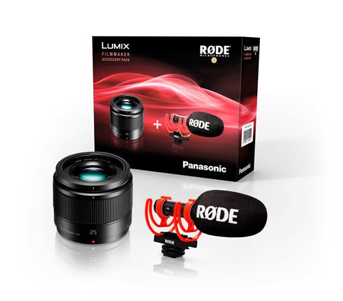 Acheter Kit accessoires pour Lumix Micro 4/3 : Objectif à focale fixe Lumix 25 mm F1.7 + Micro Vidéomicro 2 Noir et Rouge État correct - 177,99 € Kit accessoires pour Lumix Micro 4/3 : Objectif à focale fixe Lumix 25 mm F1.7 + Micro Vidéomicro 2 Noir et Rouge État correct - Panasonic reconditionné disponible sur Fnac