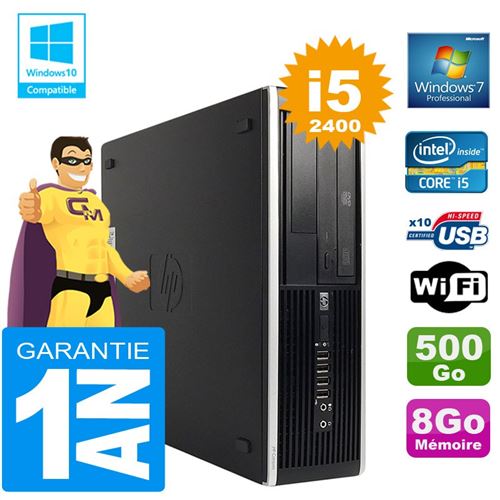 Acheter Pc hp compaq 8300 sff core i5-2400 ram 8go disque 500 go graveur dvd wifi w7 État correct - 159,00 € Pc hp compaq 8300 sff core i5-2400 ram 8go disque 500 go graveur dvd wifi w7 État correct - Hewlett-Packard reconditionné disponible sur Fnac