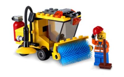 7242 La balayeuse, Lego city État correct - Lego reconditionné disponible sur Fnac