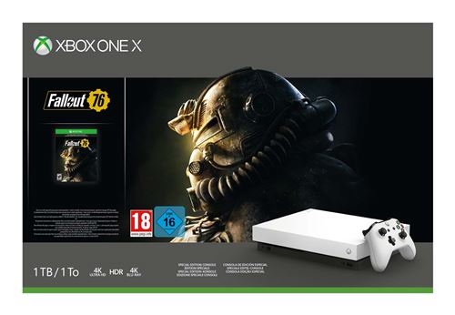 Acheter Pack Console Xbox One X 1 To Edition Limitée Robot White + Fallout 76 État correct - 319,68 € Pack Console Xbox One X 1 To Edition Limitée Robot White + Fallout 76 État correct - Microsoft reconditionné disponible sur Fnac
