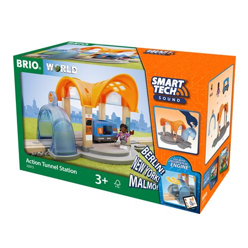 Gare Brio World Smart Tech Sound avec tunnel d'action État correct - Brio reconditionné disponible sur Fnac