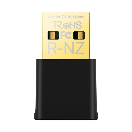 Adaptateur USB Wi-Fi 6 TP-LINK Archer TX20U Nano AX1800 Noir État correct - TP-Link reconditionné disponible sur Fnac