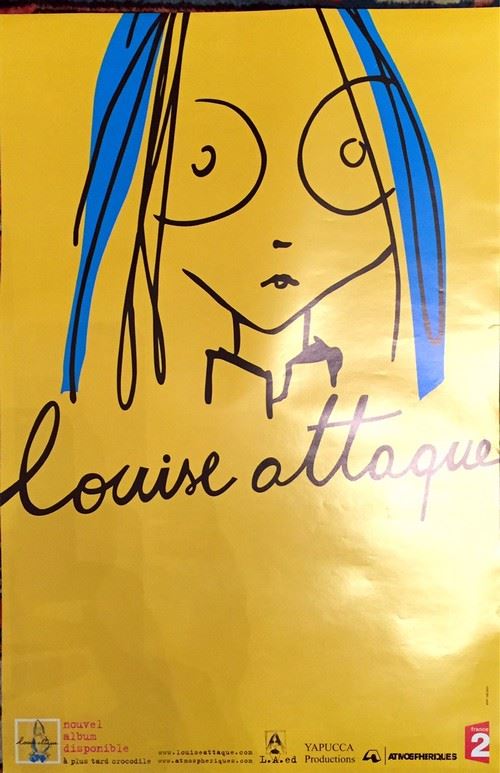 Louise Attaque - 40x60 cm - AFFICHE / POSTER État correct - N/A reconditionné disponible sur Fnac