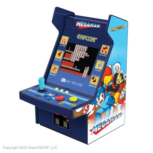 Console rétrogaming Just For Games Micro Player PRO Megaman Bleu État correct - Just For Games reconditionné disponible sur Fnac