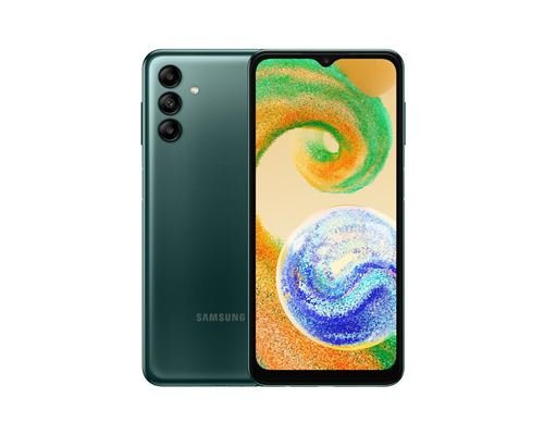 Samsung Galaxy A04s - 4G smartphone - double SIM - RAM 3 Go / Mémoire interne 32 Go - microSD slot - Écran LCD - 6.5"" - 1600 x 720 pixels (90 Hz) - 3 x caméras arrière 50 MP. 2 MP. 2 MP - front camera 5 MP - vert État correct - N/A reconditionné disponible sur Fnac