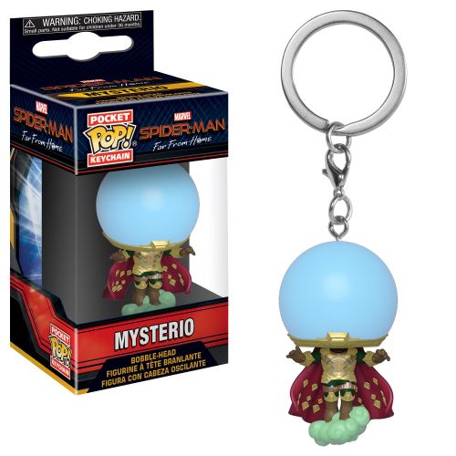Figurine porte clés Funko Pop Spider-Man Far From Home Mysterio État correct - Funko reconditionné disponible sur Fnac