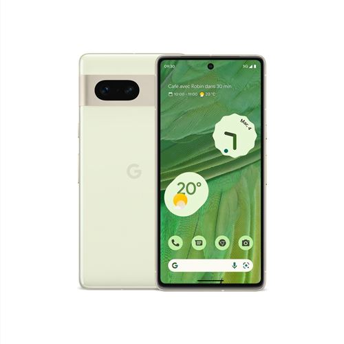 Smartphone Google Pixel 7 6.3"" 5G Double SIM 256 Go Vert Citron État correct - Google reconditionné disponible sur Fnac