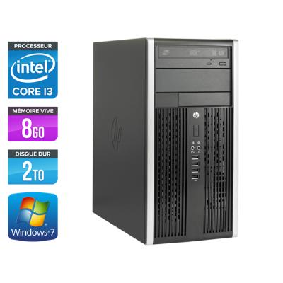 Unité centrale HP Elite 8200 Tour - Noir - Intel Core i3-2120 / 3.3 GHz - RAM 8 Go - HDD 2To - DVDRW - Gigabit Ethernet - Windows 7 Professionnel État correct - Hewlett-Packard reconditionné disponible sur Fnac