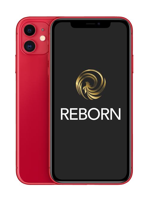 Apple iPhone 11 6,1"" 64 Go Double SIM (PRODUCT)RED™ Reconditionné Grade A Reborn État correct - N/A reconditionné disponible sur Fnac