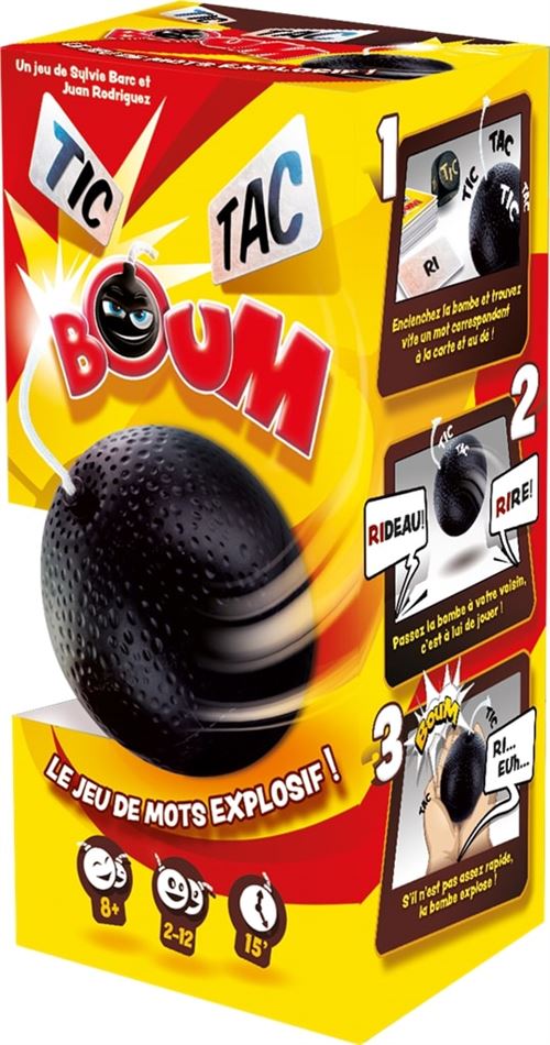 Jeu d’ambiance Asmodee Tic Tac Boum Eco Pack État correct - Asmodee reconditionné disponible sur Fnac