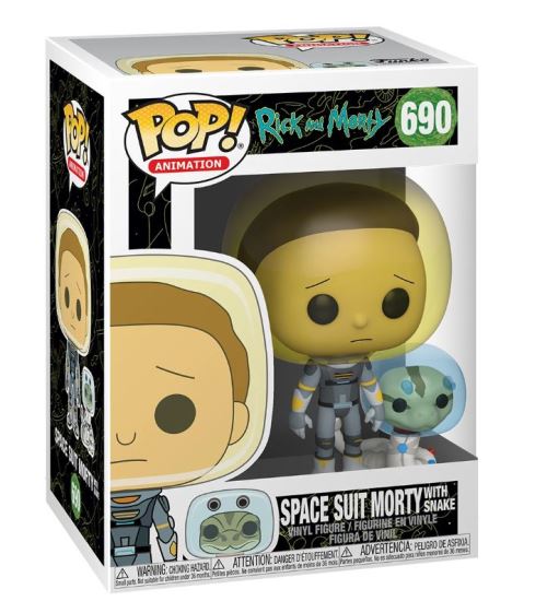 Figurine Funko Pop Animation Rick et Morty Combinaison spatiale Morty avec serpent État correct - Funko reconditionné disponible sur Fnac