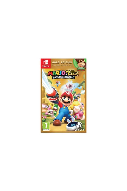 Mario + The Lapins Crétins Kingdom Battle Edition Gold Nintendo Switch État correct - Ubisoft reconditionné disponible sur Fnac