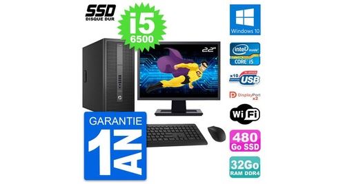 Acheter Pc tour hp elitedesk 800 g2 ecran 22"" i5-6500 ram 32go ssd 480go windows 10 wifi État correct - 629,00 € Pc tour hp elitedesk 800 g2 ecran 22"" i5-6500 ram 32go ssd 480go windows 10 wifi État correct - N/A reconditionné disponible sur Fnac