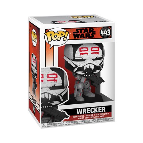 Figurine Funko Pop Star Wars Bad Batch Wrecker État correct - Funko reconditionné disponible sur Fnac