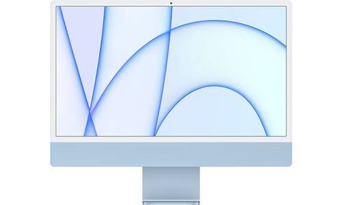 Apple iMac 24"" 256 Go SSD 8 Go RAM Puce M1 CPU 8 cœurs GPU 8 cœurs Bleu