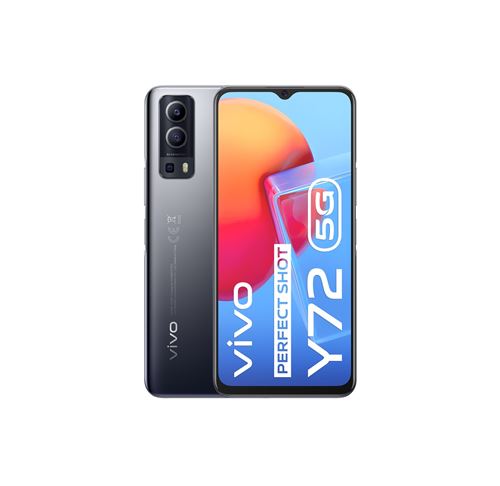 Smartphone Vivo Y72 6.58"" Double SIM 128 Go 5G Noir État correct - Vivo reconditionné disponible sur Fnac