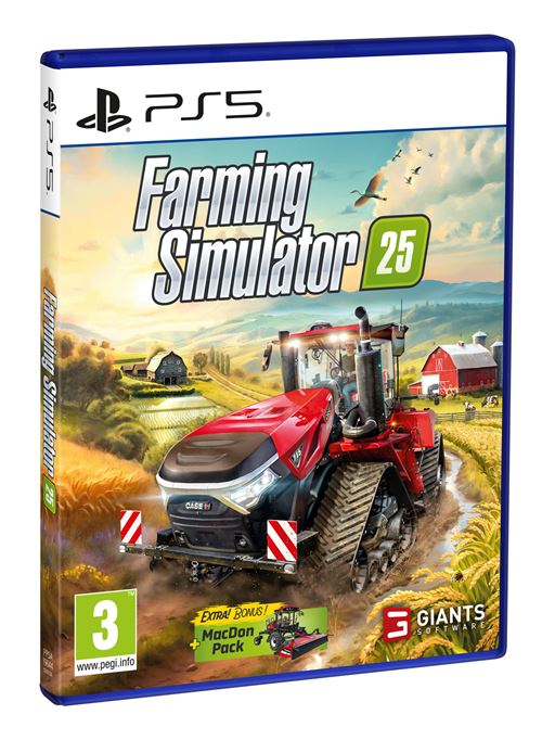 Acheter Farming Simulator 25 PS5 État correct - 52,65 € Farming Simulator 25 PS5 État correct - Koch Media reconditionné disponible sur Fnac