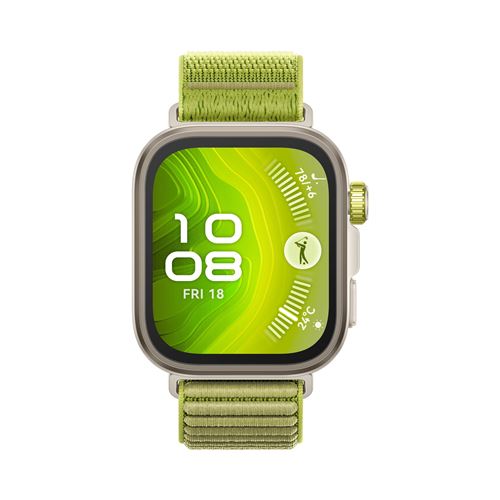 Acheter Montre connectée Huawei Watch Fit 4 Pro Bluetooth avec bracelet en tissu Vert État correct - 184,99 € Montre connectée Huawei Watch Fit 4 Pro Bluetooth avec bracelet en tissu Vert État correct - Huawei reconditionné disponible sur Fnac