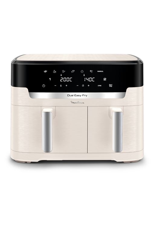 Friteuse sans huile Moulinex Easy Fry Dual XXL Collection Ivoire EZ942AF0 État correct - Moulinex reconditionné disponible sur Fnac