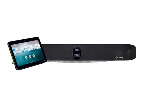 Poly Studio X70 - Barre vidéo tout-en-un (contrôleur tactile Poly TC10, barre vidéo) - certifié Zoom, Certifié pour Microsoft Teams, Certifié Google Meet - noir État correct - N/A reconditionné disponible sur Fnac