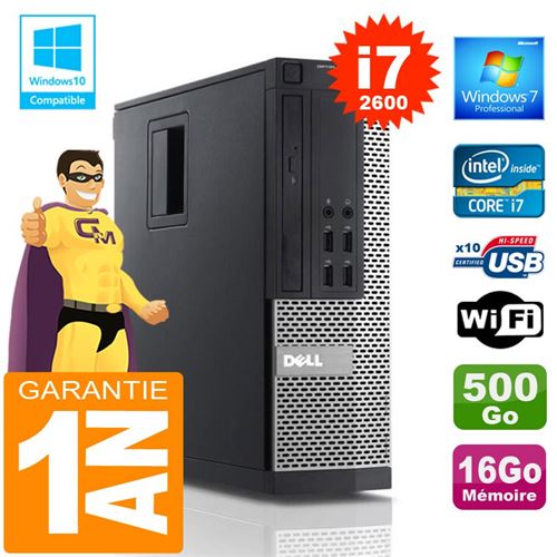 Acheter Pc dell 990 sff core i7-2600 ram 16go disque 500 go wifi w7 État correct - 289,00 € Pc dell 990 sff core i7-2600 ram 16go disque 500 go wifi w7 État correct - Dell reconditionné disponible sur Fnac