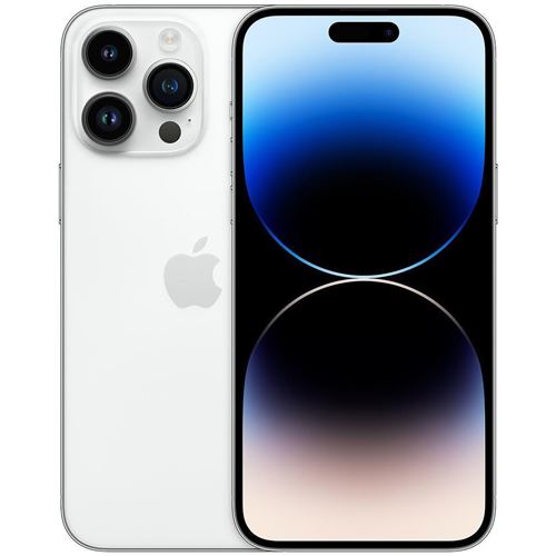 iPhone 14 Pro Max Double SIM 6,7 128 Go argent Reconditionné avec Batterie neuve État correct - N/A reconditionné disponible sur Fnac