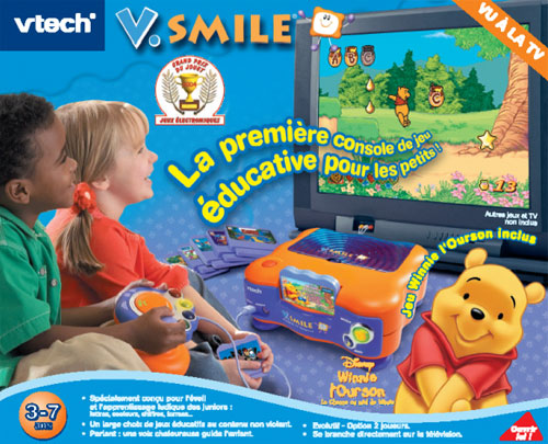 Acheter VTech Console éducative V.Smile + jeu Winnie l'Ourson État correct - 59,95 € VTech Console éducative V.Smile + jeu Winnie l'Ourson État correct - VTech reconditionné disponible sur Fnac