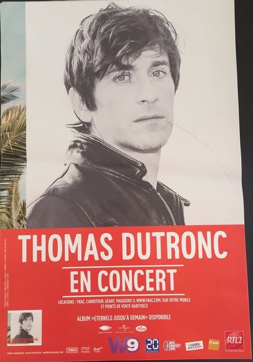 Thomas DUTRONC - 40x60 cm - AFFICHE / POSTER État correct -  reconditionné disponible sur Fnac